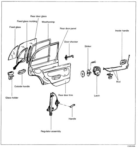 On My Hyundai Accent Gl The Back Door Outside Handle Has Broken