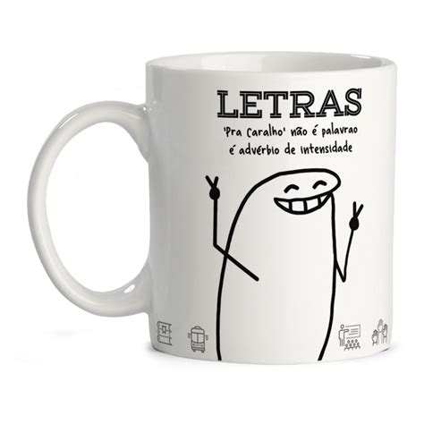 Caneca Personalizada Profissão Letras Flork Meme Porcelana Shopee Brasil