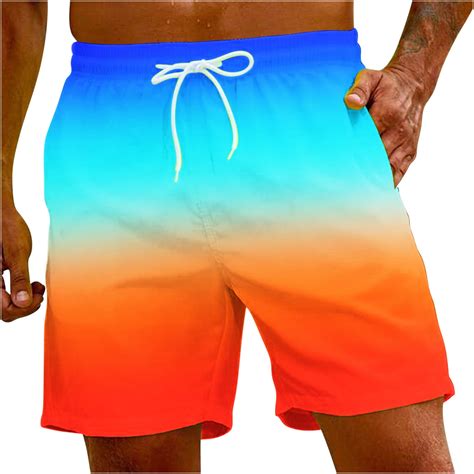 Safuny Mens Swim Trunks Beach Pants With Pocket Clearance Drawstring