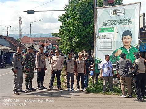 Masuki Masa Tenang Pemilu Panwaslucam Simpenan Bersama Satpol Pp