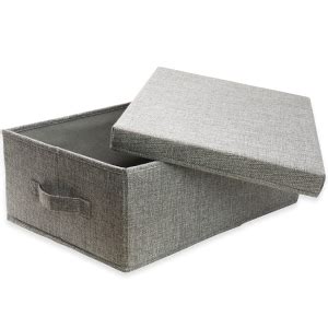 Hausfelder Lot De Bo Tes De Rangement Pliables En Tissu Avec