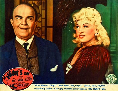 Mae West The Heat S On 1943 Mae West Movie Posters Mae West Movies