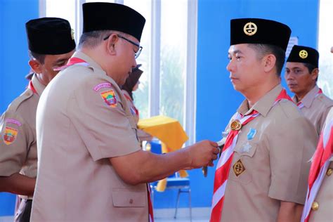 Lantik Pengurus Pramuka Pj Sekda Muba Gerakan Pramuka Giat Positif