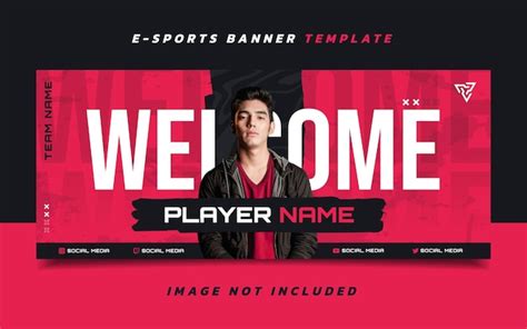 Nueva Plantilla De Banner De Juegos De Esports Para Jugadores Con