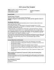 Copy Of ECE Lesson Plan Template 2 Docx ECE Lesson Plan Template