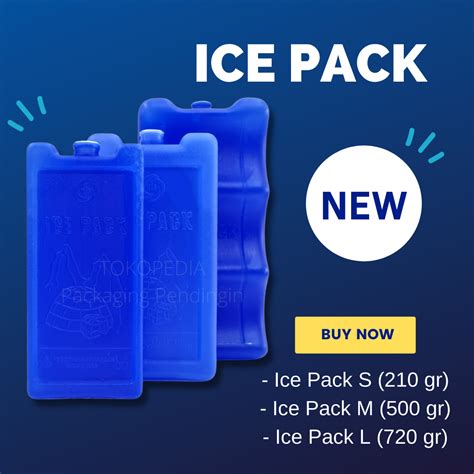 Ice Pack Kis Ice Gel Pack Blue Ice 210gr Paxelmarket