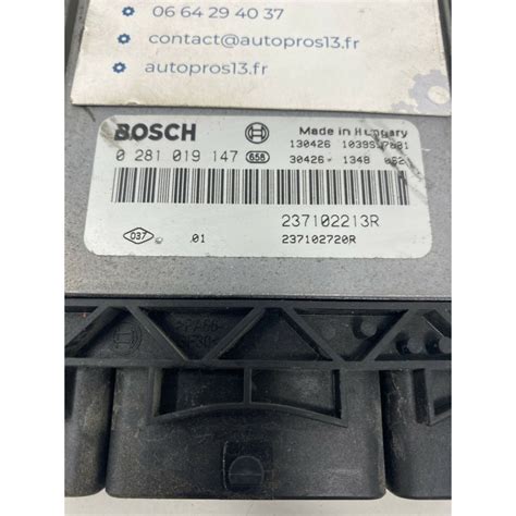 ECU CALCULATEUR DE MOTEUR A REPROGRAMMER RENAULT CLIO 4 DCI BOSCH