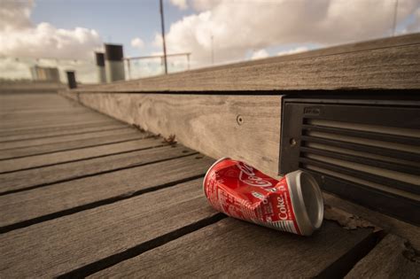 brown garbage recycle footpath trash cola wood material