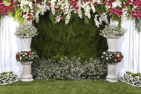 Painel De Festa Em Tecido Sublimado Floral Rosas Casamento Sublime