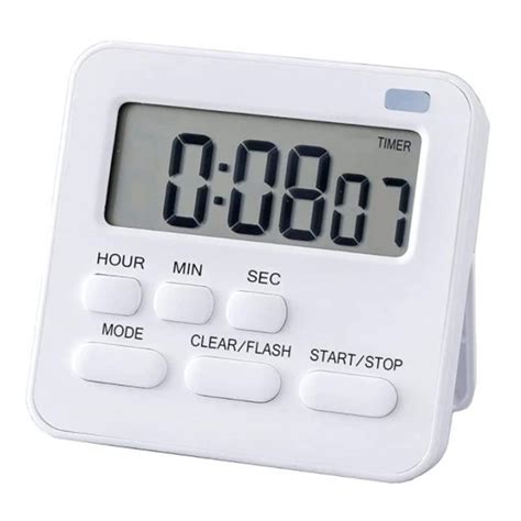 Kitchen Timer,Egg Timer with Clock,Digital Timer Stopwatch with LCD ...