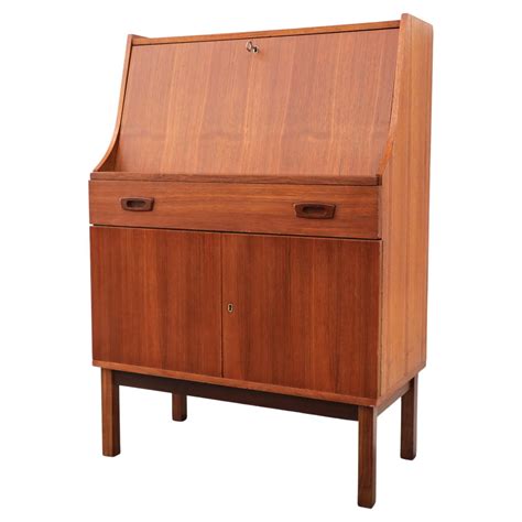 Mid Century Executive Danish Teak Desk Kai Kristiansen At 1stDibs