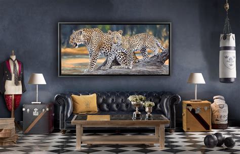 Idee Deco Tableau Afrique Leopard Moderne St Phane Alsac