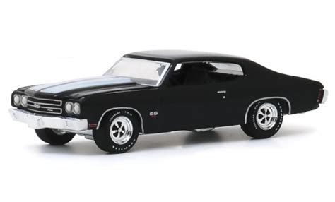 Modellautos Chevrolet Chevelle 1 24 Jada Toys SS Rot Schwarz Fast