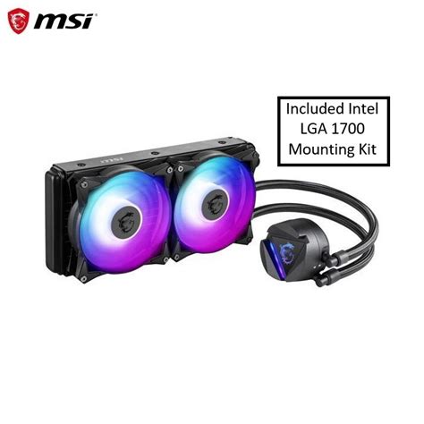 Msi Mag Coreliquid 240r V2 Aio Rgb Cpu Liquid Cooler V2 Shopee Malaysia