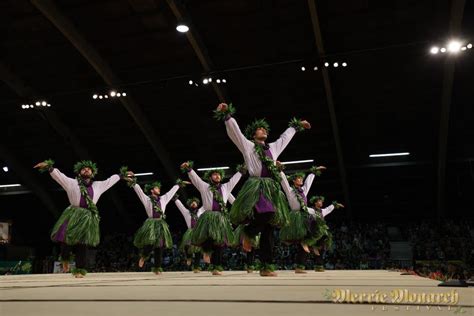 Group Portion Of Th Annual Merrie Monarch Festival Hula Competition