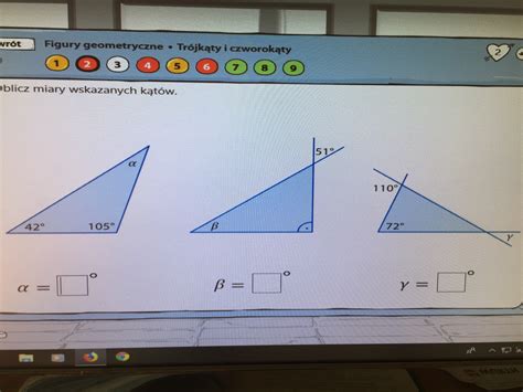Oblicz miary wskazanych kątów Proszę o pomoc Brainly pl