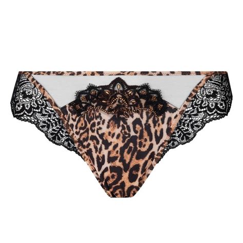 Lise Charmel String Fauve Amour Tijgerprint Lingerie Mission