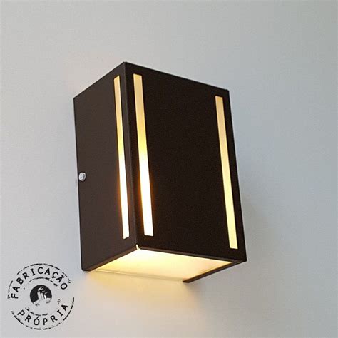 Luminária Arandela Decorativa Cubos Externa de Alumínio Led