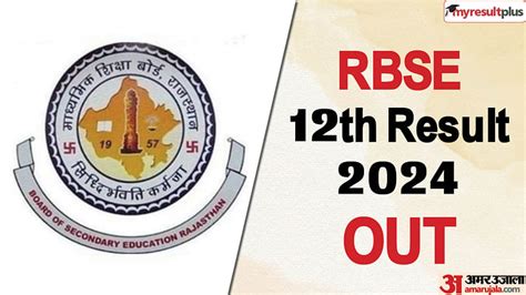 Rbse 12th Result 2024 Out Now Check Overall Pass Percentage And Toppers Name Here Results