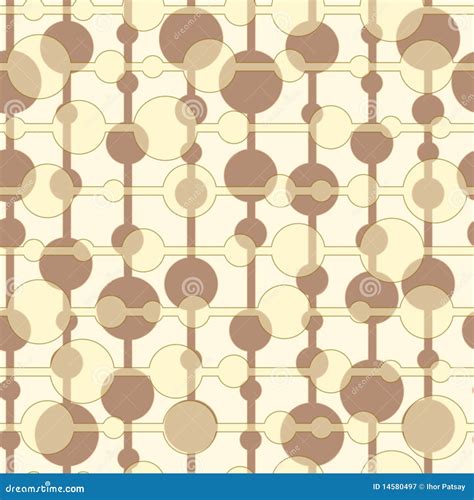 Seamless Circle Pattern Stock Vector Illustration Of Clean 14580497