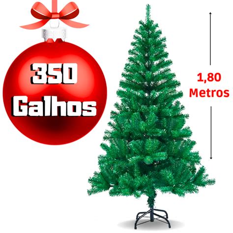 Arvore Natal A Galhos Pinheiro Verde Super Grande Metros