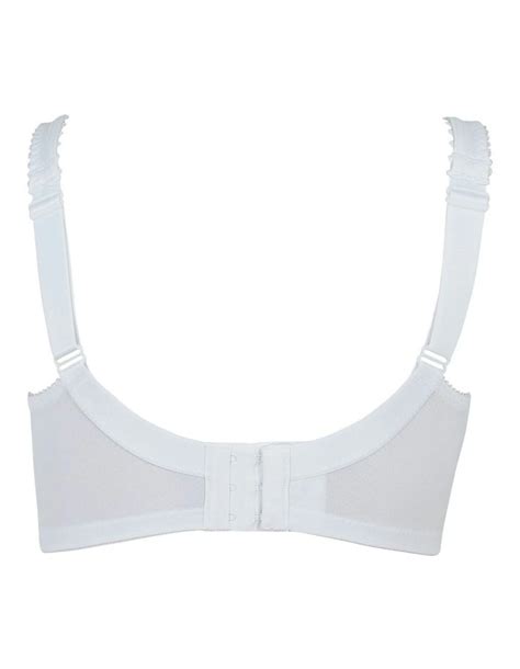 Royce Lingerie Grace Wirefree Cotton Full Cup Support Bra In White Myer