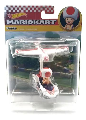 Hot Wheels Mario Kart Toad P wing Plane Glider Mariokart Envío gratis