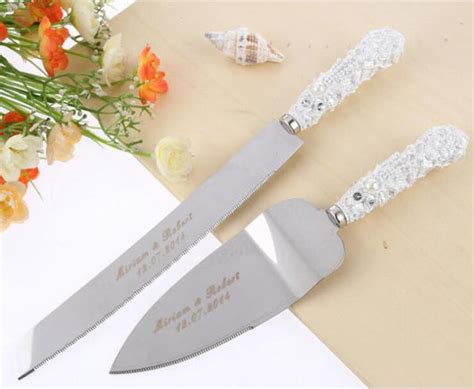 Personalized Wedding Cake Knife Set – The Suggestion Store