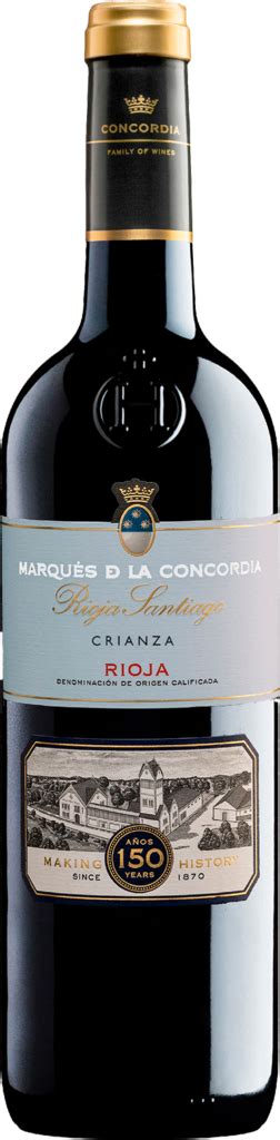 Vino Marqu S De La Concordia Rioja Santiago Crianza Berberana