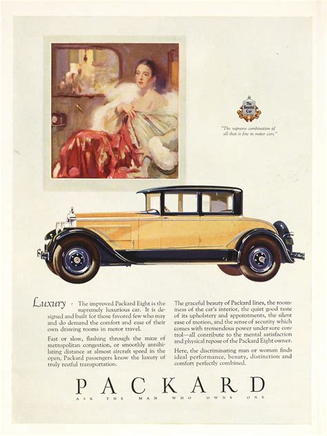 Unknown 1927 Artist Unknown Advertisement For Packard Van Flickr