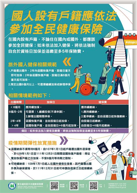 衛生福利部中央健康保險署國人參加健保相關規定文宣 卑南鄉公所全球資訊網