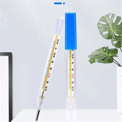 Mercury Glass Thermometer New Design Oral Armpit Medical Mercury Free