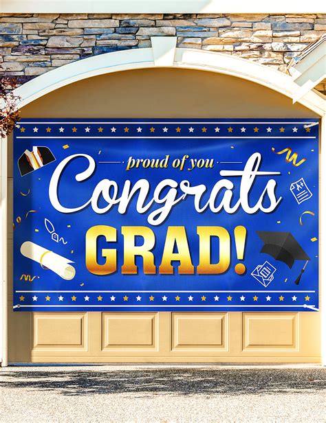 Buy House Of Party Congrats Grad Banner Class Of 2023 Extra Large