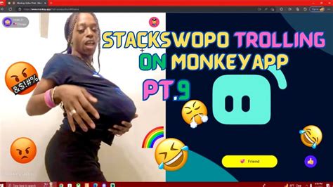 Stackswopo Trolling On Monkey Part 9 TOO FUNNY YouTube