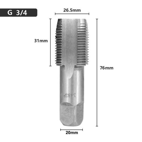 FILIERE BUSE DE FILAGE TARAUD 3l4 Robinet En Métal Hss 1 8 1 4 3