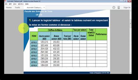 Comment Mettre En Forme Un Tableau Excel YouTube