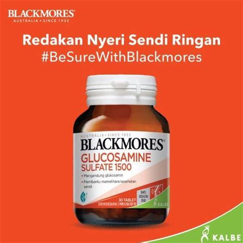 Sale Blackmores Glucosamine Sulfate 1500 Isi 30 Vitamin Tulang Dan