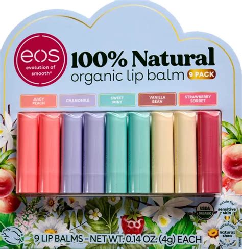 Kit De B Lsamo Labial Eos Con Unidades Naturales Y Org Nicas