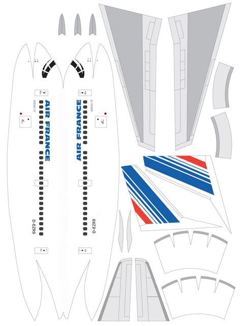 Самолет макет распечатать