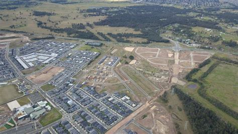 Aerial View Of The Estate Of Elara In Marsden Park Nsw Sydney Australia