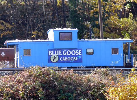 The Blue Goose Caboose A Photo On Flickriver