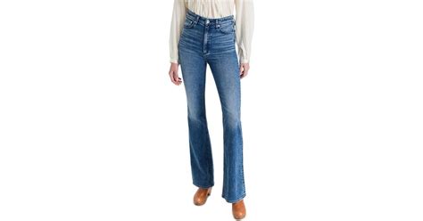 Rag Bone Casey High Rise Flared Jeans Malibu Compare Prices Klarna Us