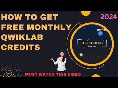 How To Get Free Monthly Qwiklab Credits Free Qwiklabs Credits YouTube