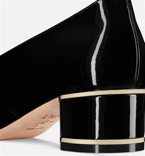 Туфли Miss Dior Лакированная телячья кожа черного цвета | DIOR