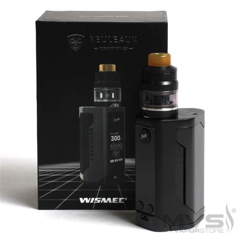 Wismec Reuleaux RX GEN3 300W TC With GNOME Starter Kit Black