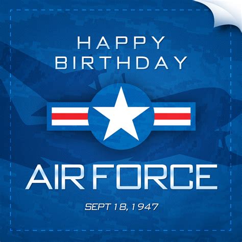 Happy Birthday United States Air Force Lead High Performance Col