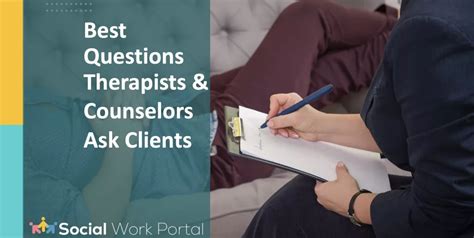 Best Questions Therapists Counselors Ask Clients 2024 Therapy