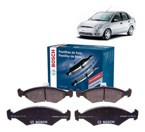 Pastilha Freio Dianteira Fiesta Sedan 2007 2008 2009 Bosch