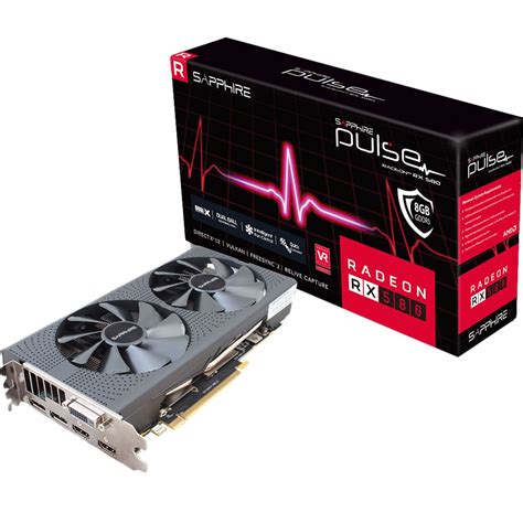 Placa de Vídeo Sapphire Radeon RX 580 Pulse Dual 8GB GDDR5 256BIT