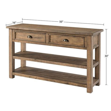 Gracie Oaks Kyndrick Solid Wood Console Table Reviews Wayfair